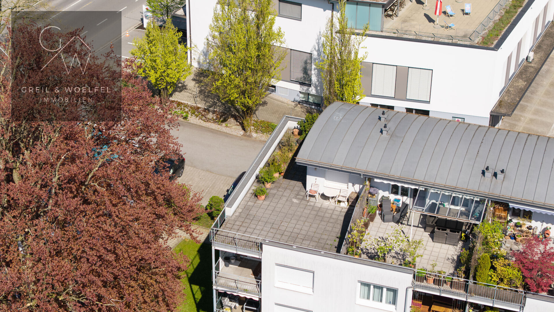 Terrasse von Oben