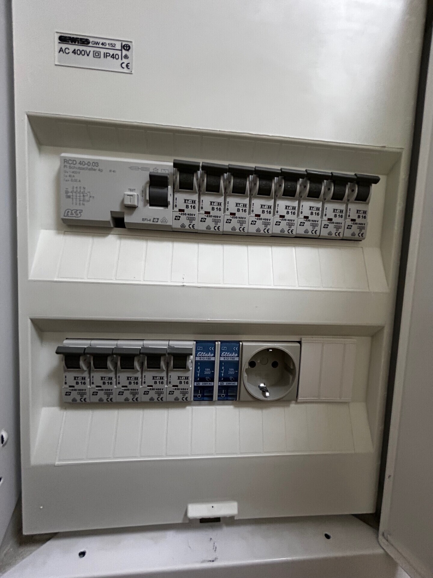 Verteilerkasten Strom