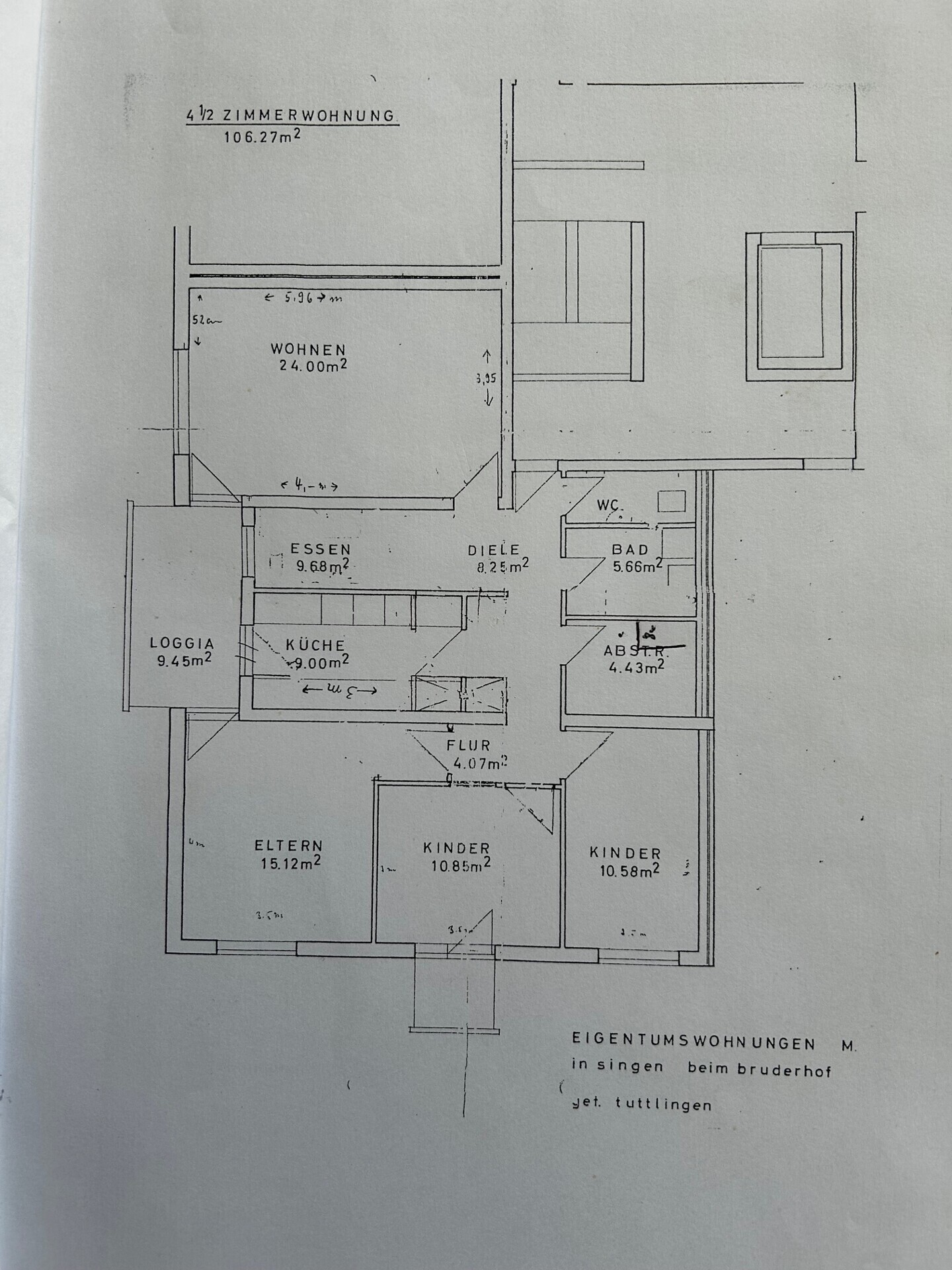 Grundriss Wohnung