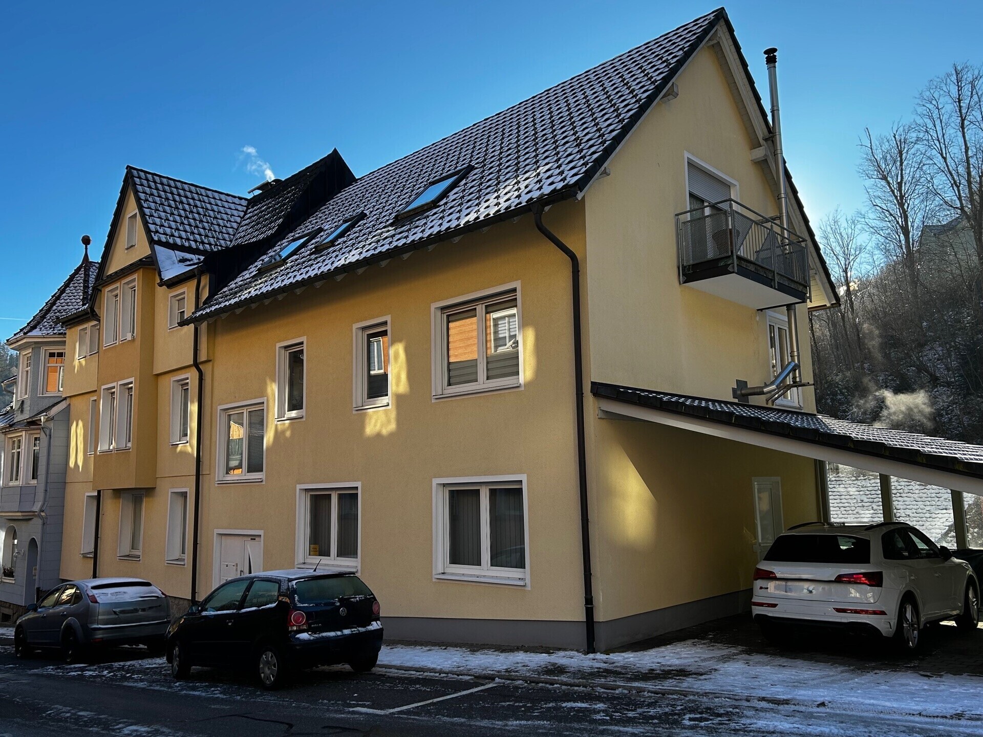 Seitenansicht Strasse