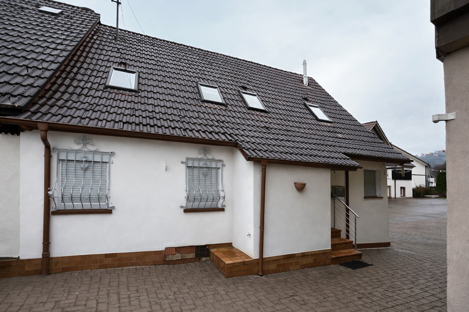 Ansicht Hinten Hauseingang