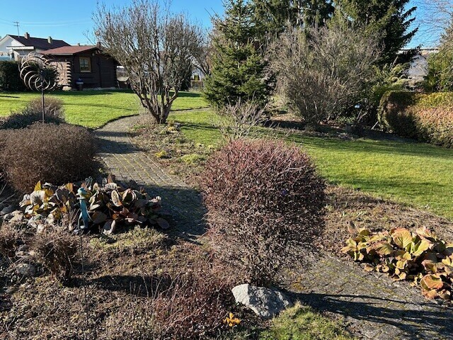 Weg durch Garten