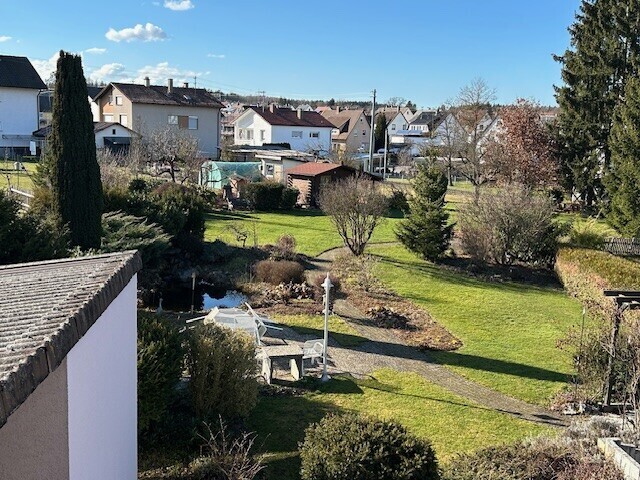 Aussicht Wohnzimmer-Garten