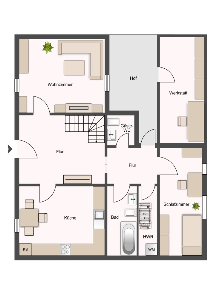 Haus 2 Grundriss EG