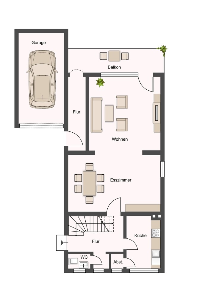 Haus 1 Grundriss EG