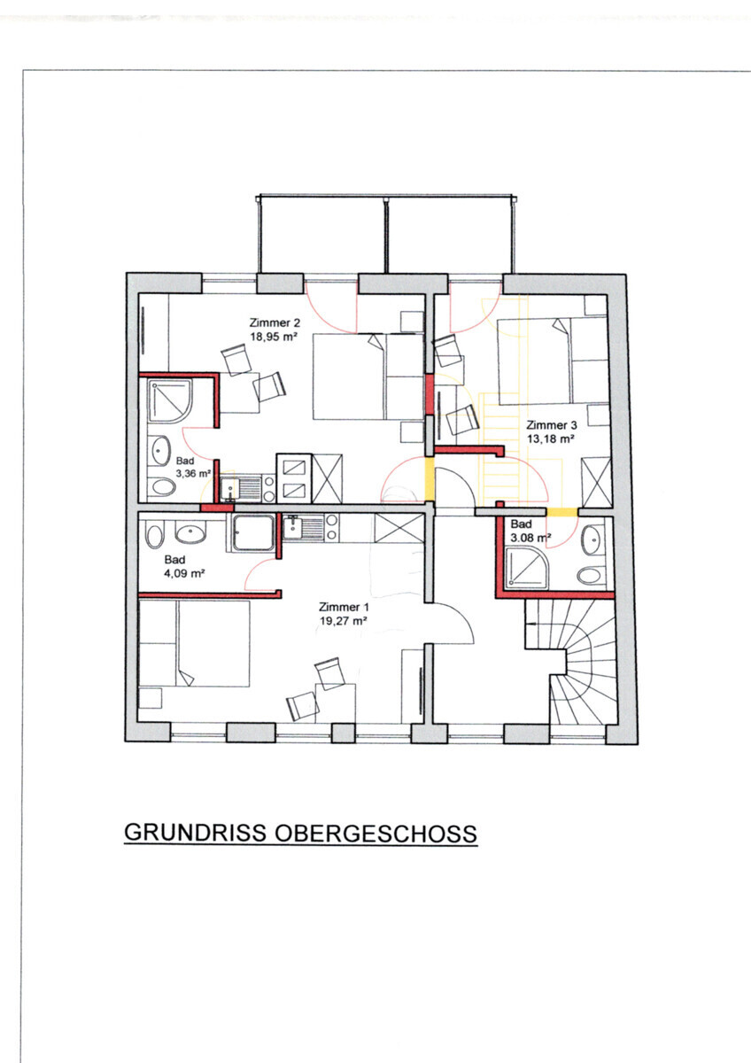 Grundriss OG projektiert