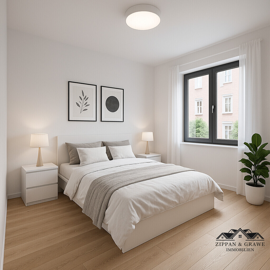 KI-Bild Schlafzimmer EG