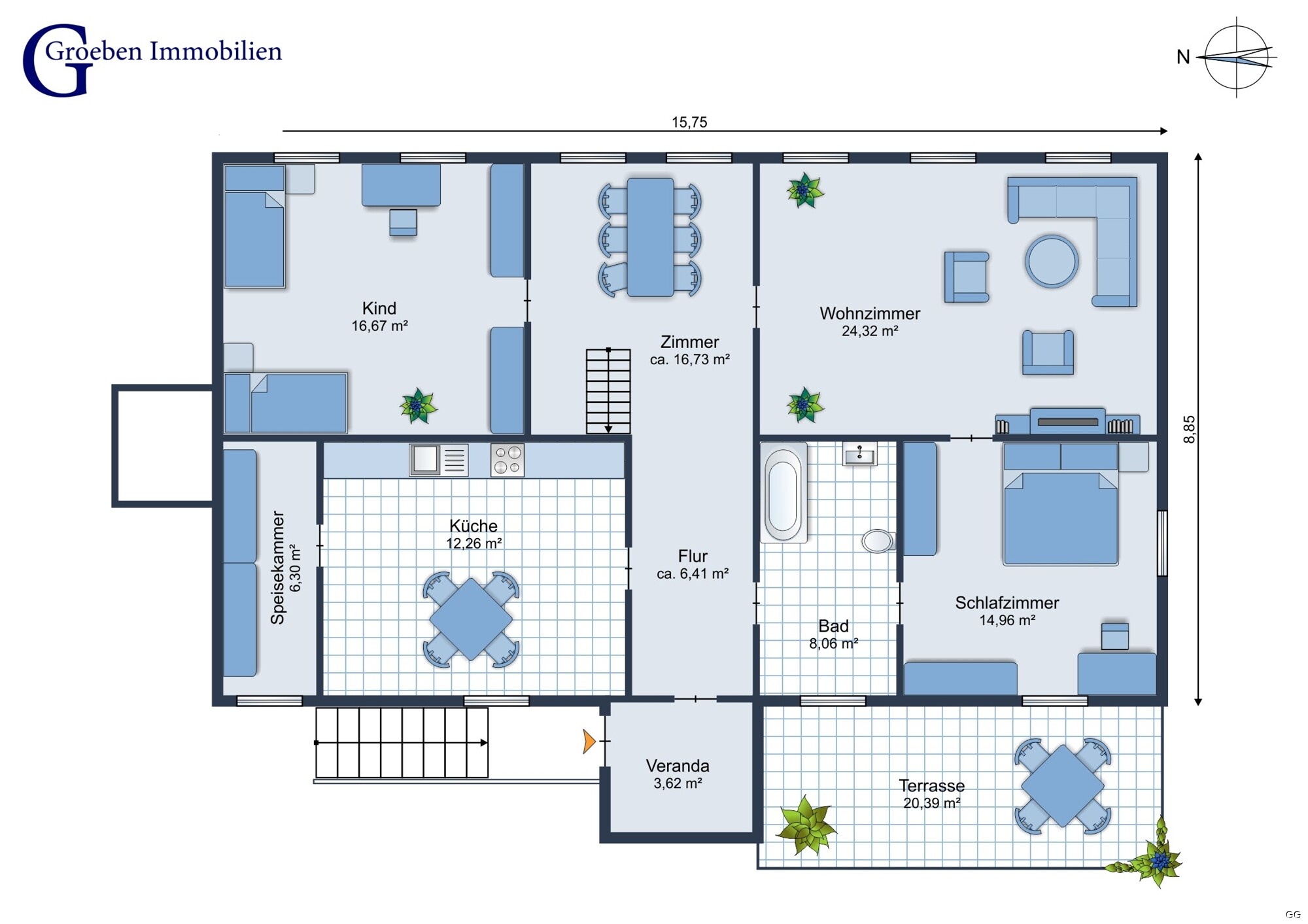 Grundriss Wohnhaus