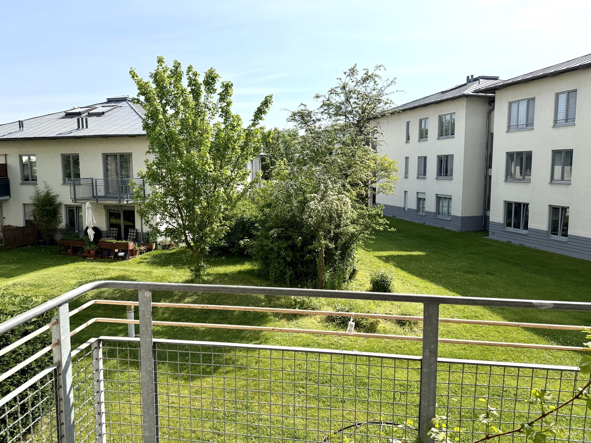 schöner Blick ins Grüne