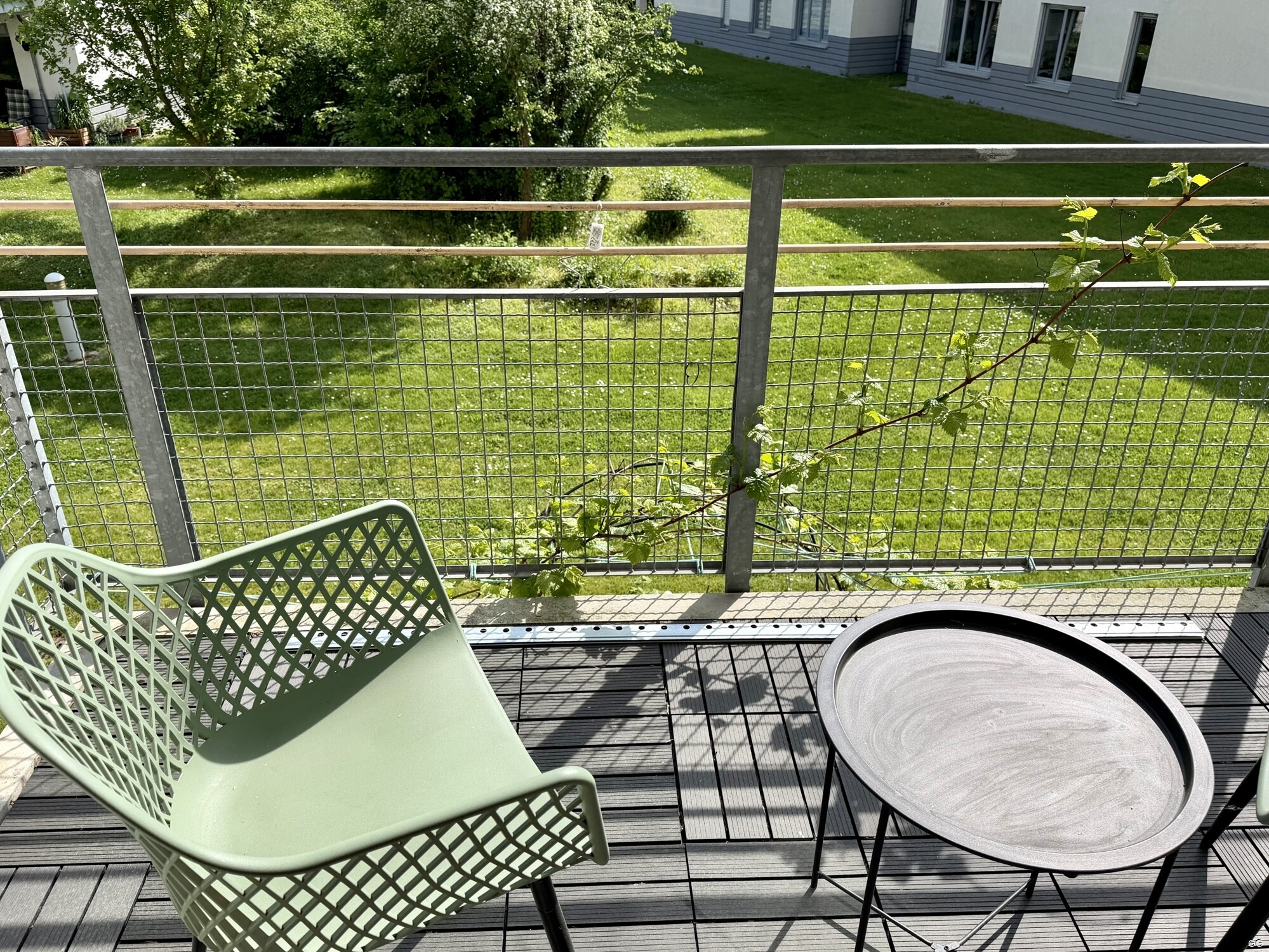 sonniger Balkon