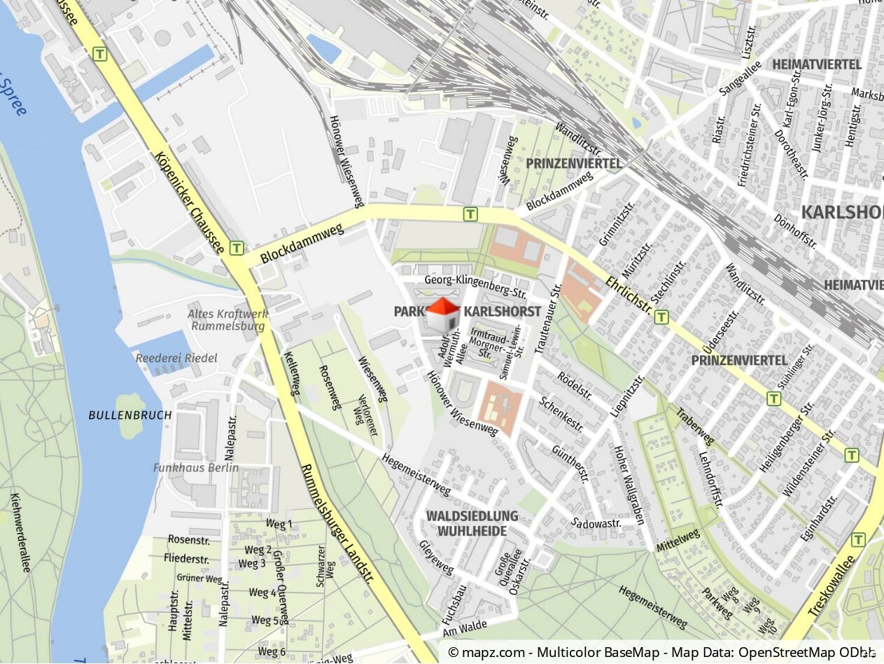 Geolyzer Kartenausschnitt