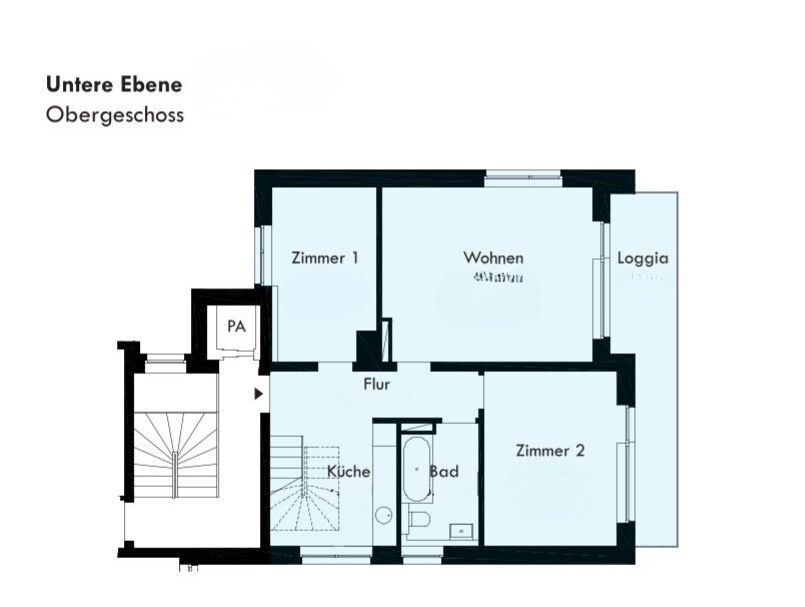 Grundriss Obergeschoss