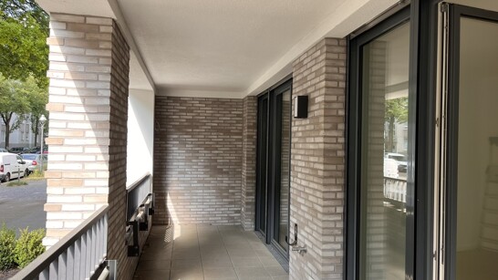 Loggia in Südausrichtung