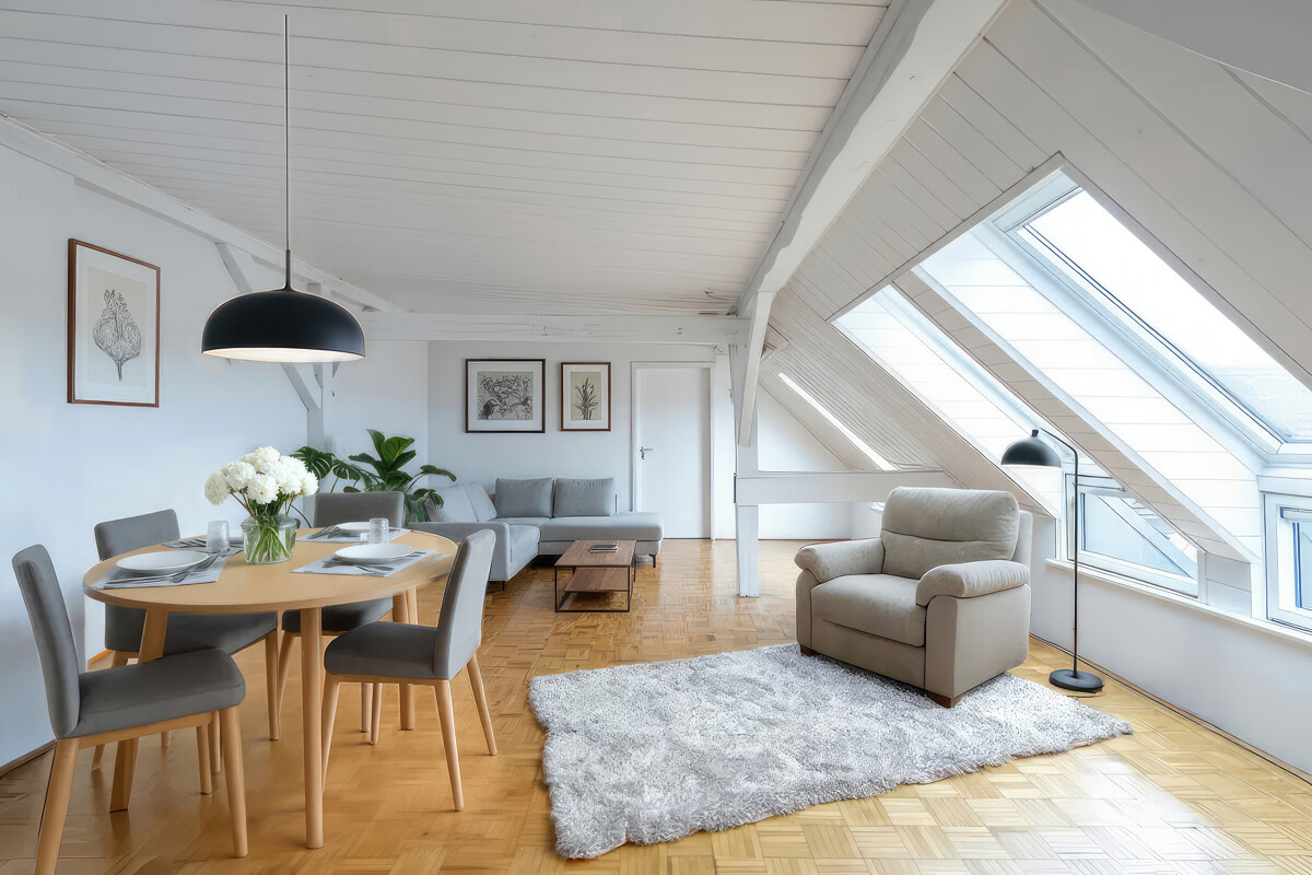 Virtuelle Darstellung Wohnbereich