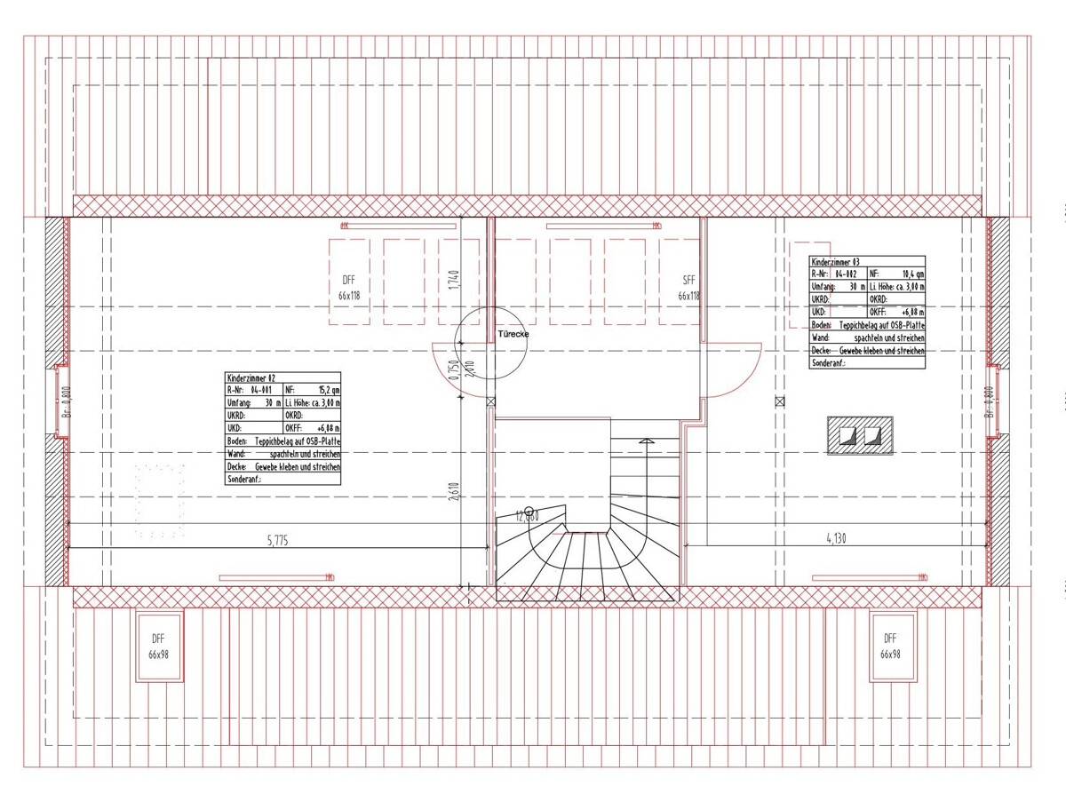 Grundriss Dachgeschoss