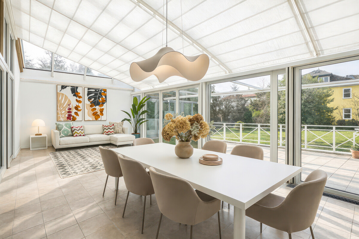 Virtuelle Darstellung Wintergarten