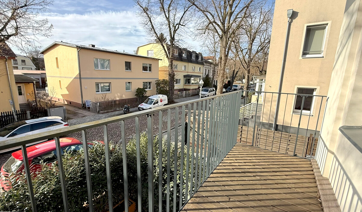 Ausblick Balkon