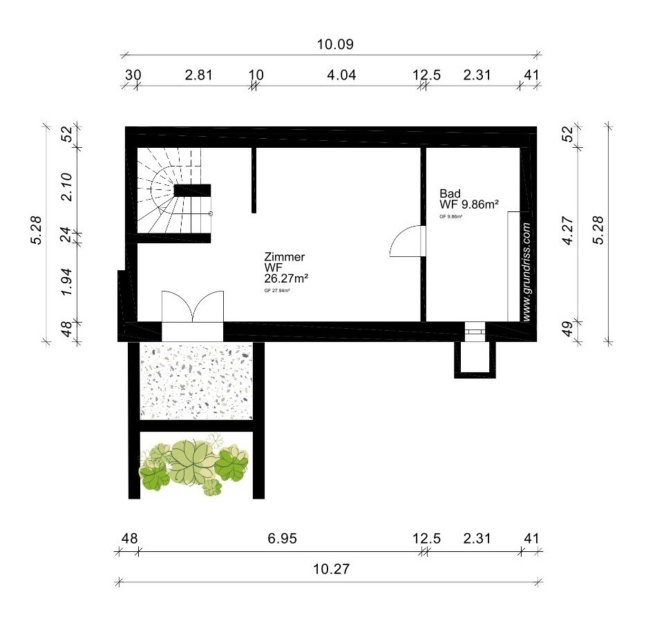 Grundriss Souterrain