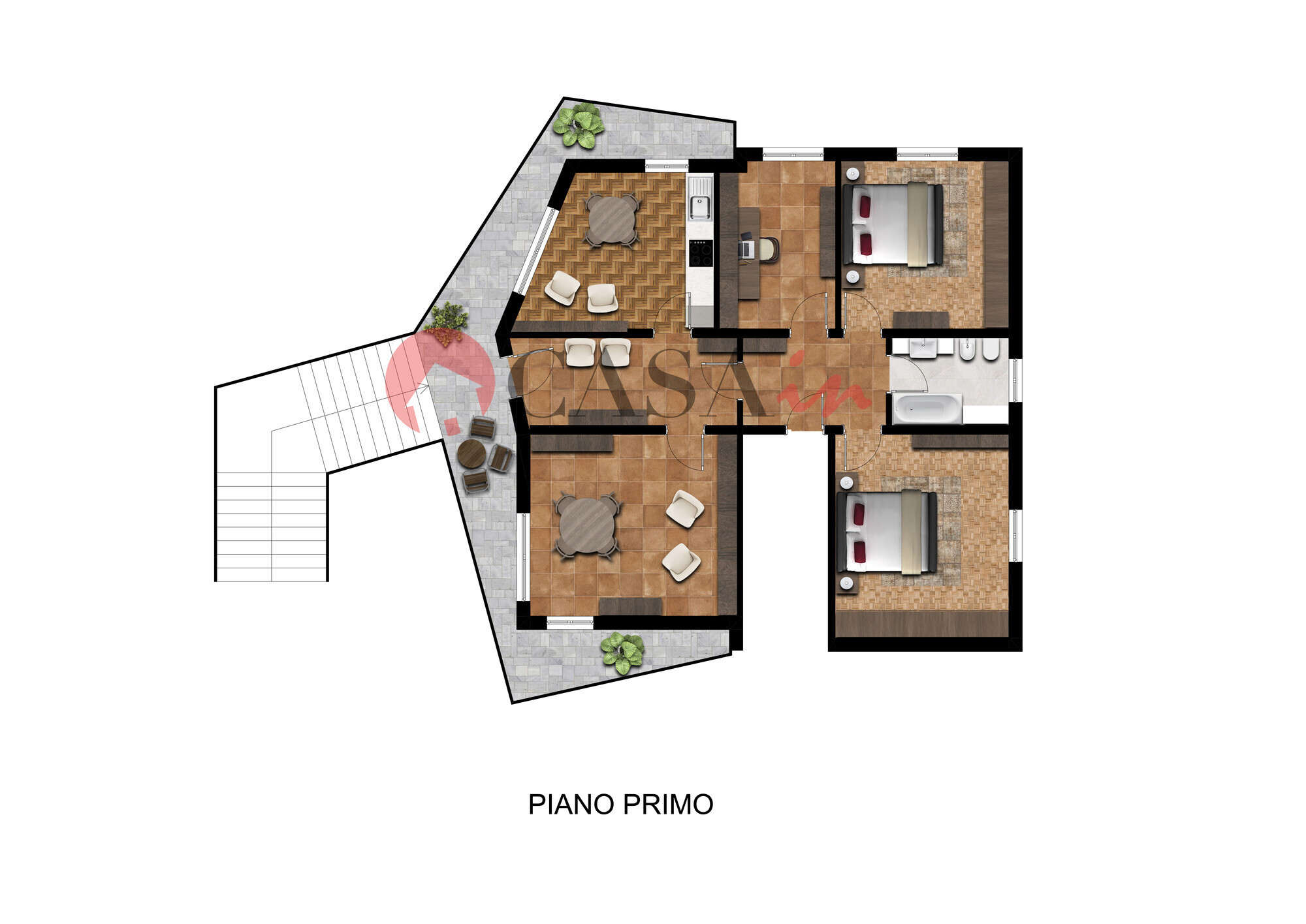 Planimetria rendering