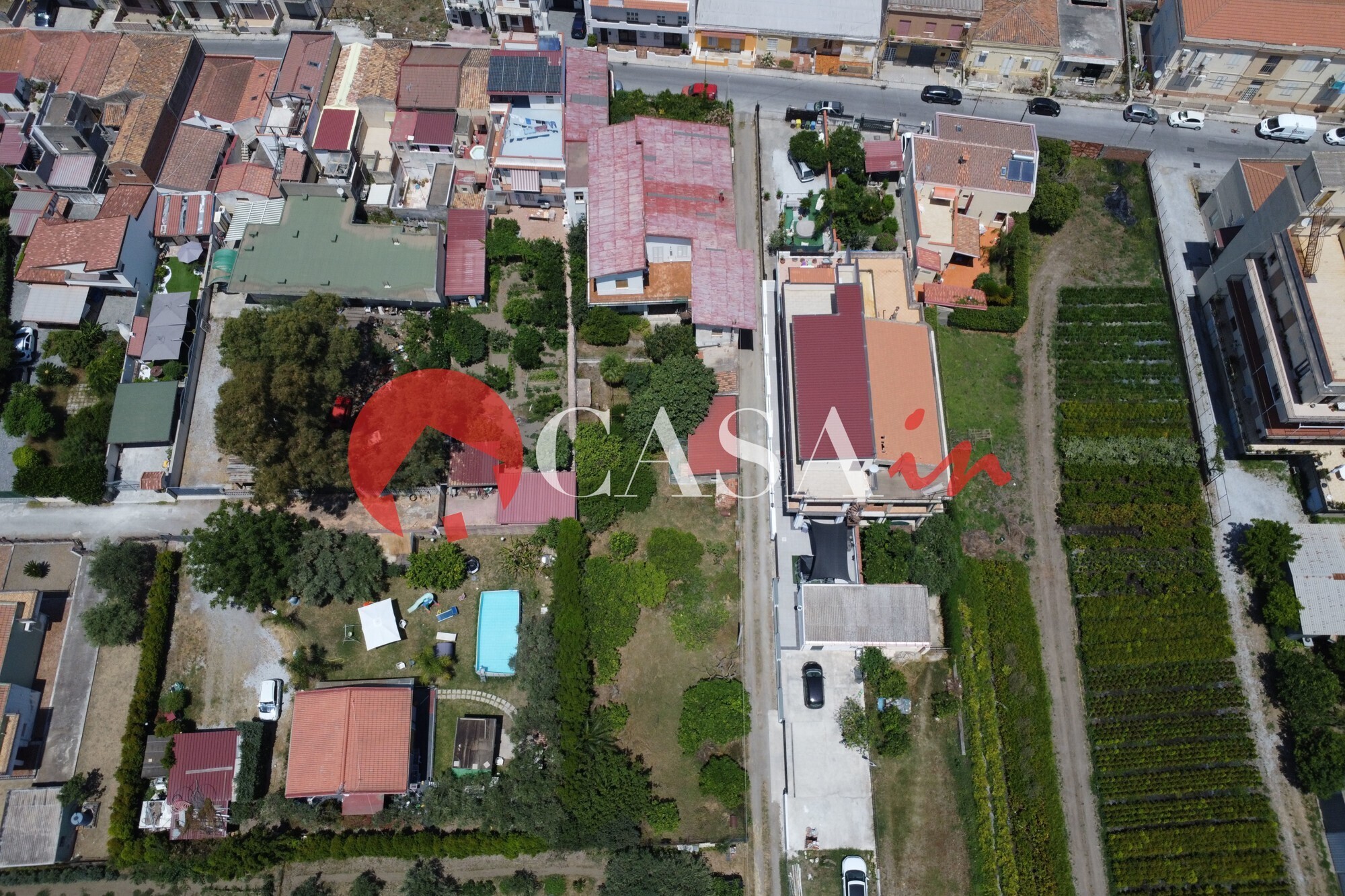Vista aerea immobile