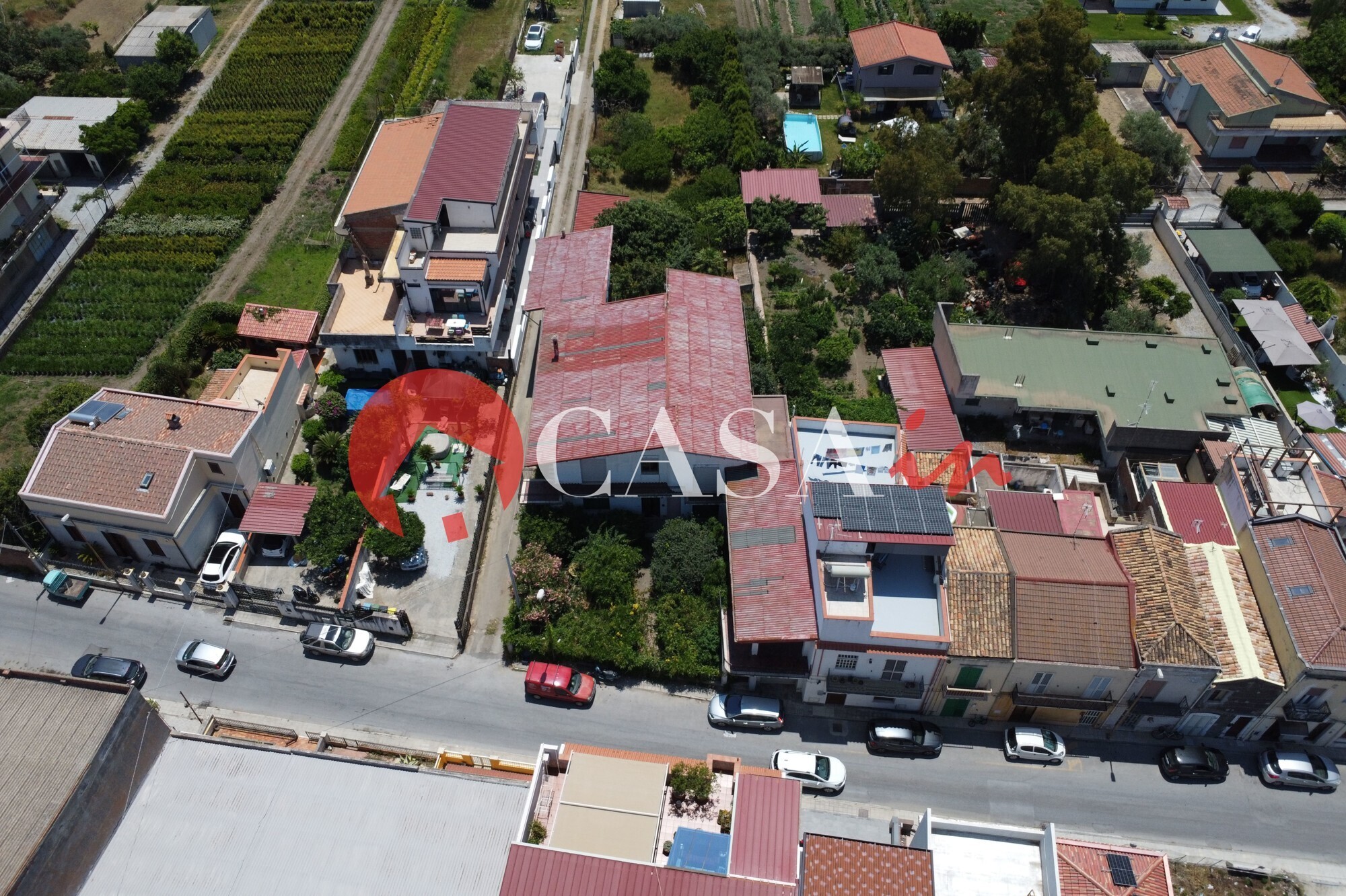 Vista aerea immobile