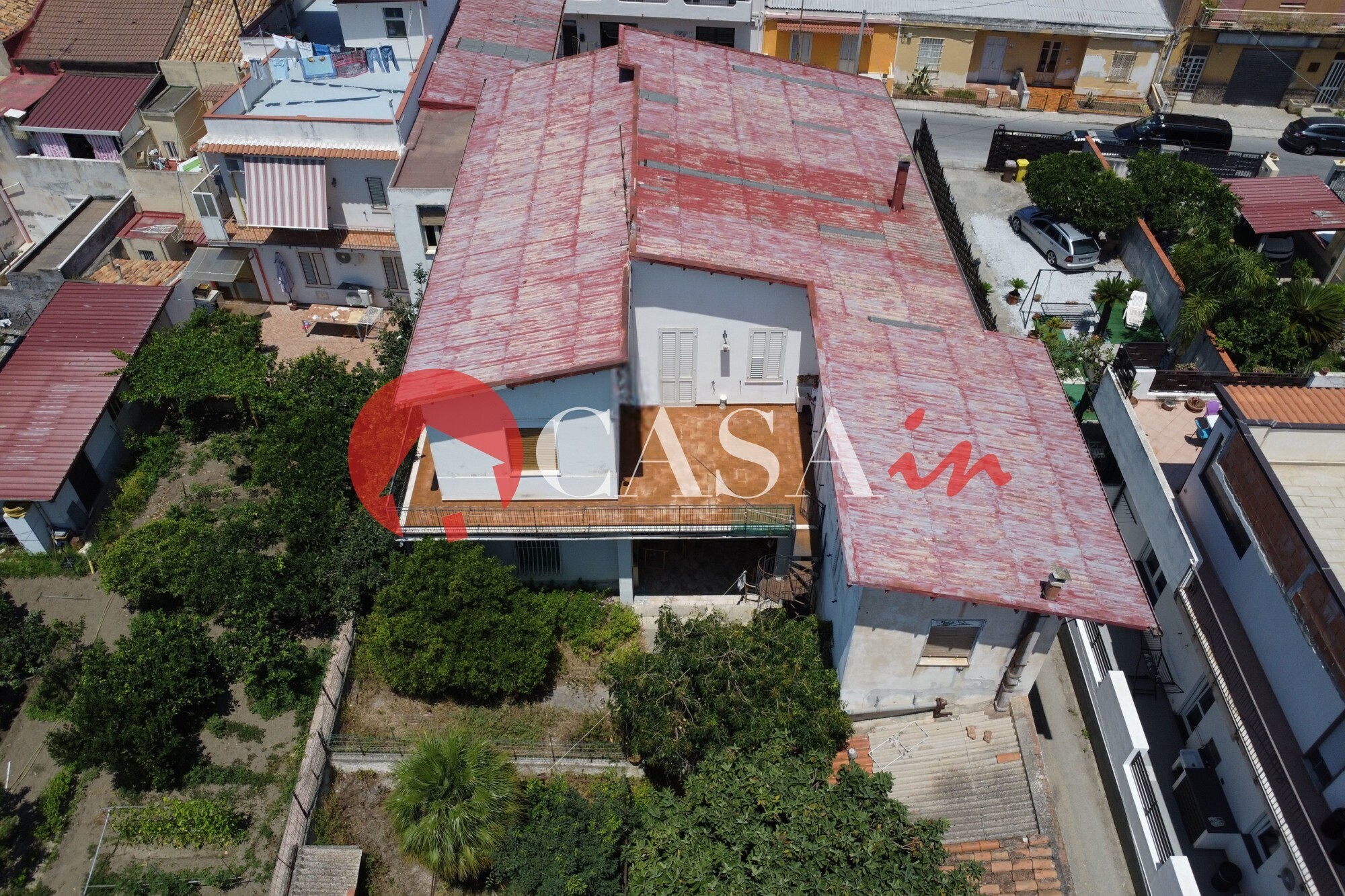 Vista aerea immobile