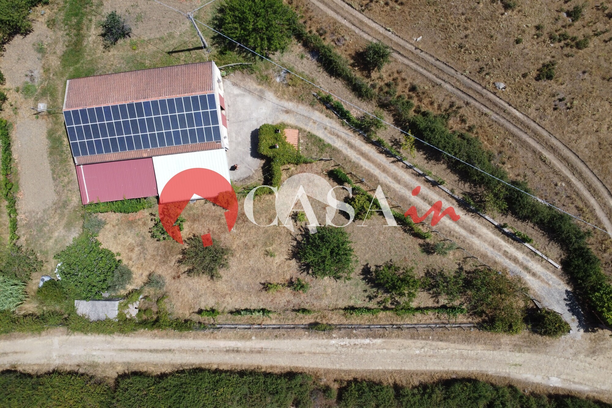 Foto aerea della villa