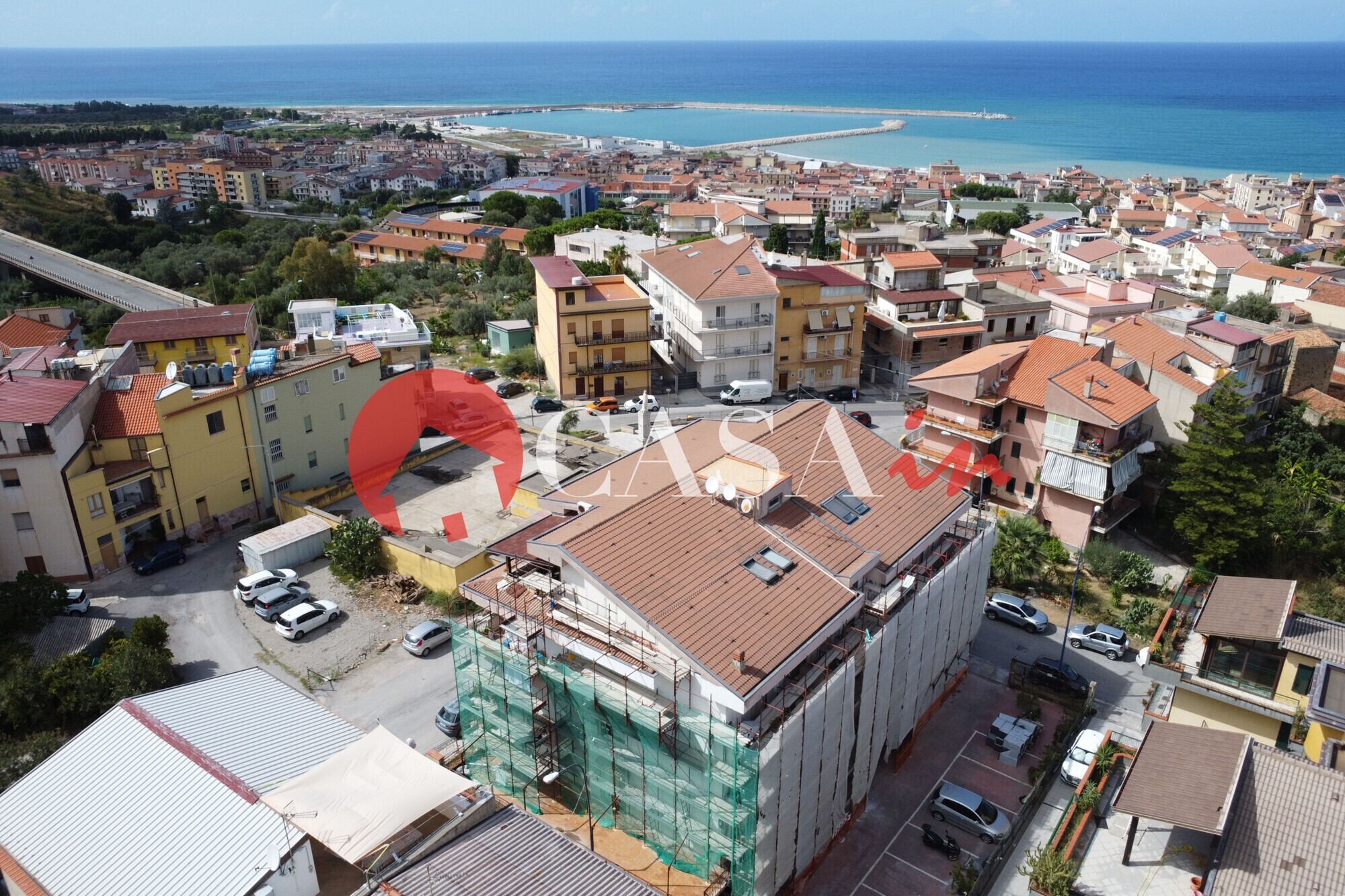 Vista aerea dell'attico