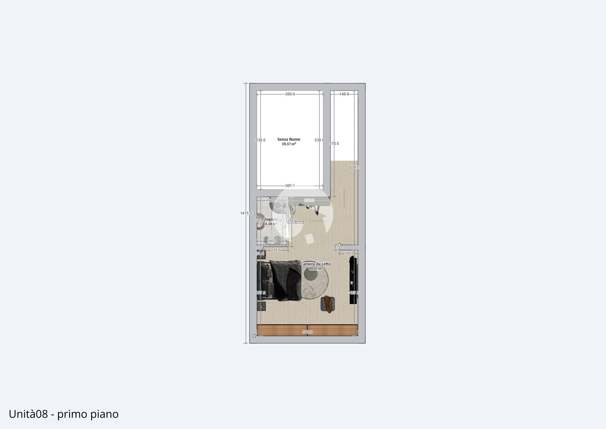 Planimetria primo piano