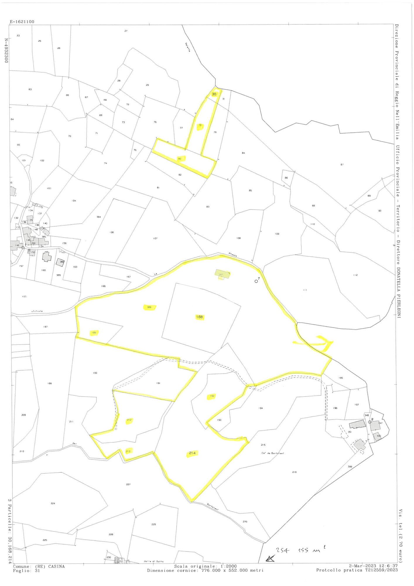 MAPPA FOGLIO 31