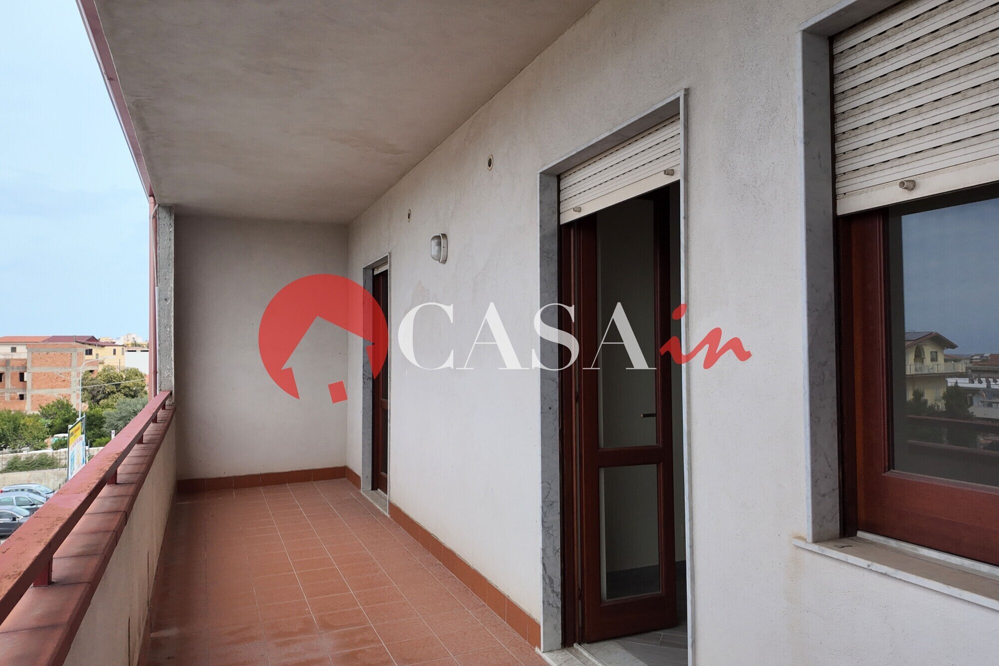 Balcone con affaccio vista sul mare e sulla città