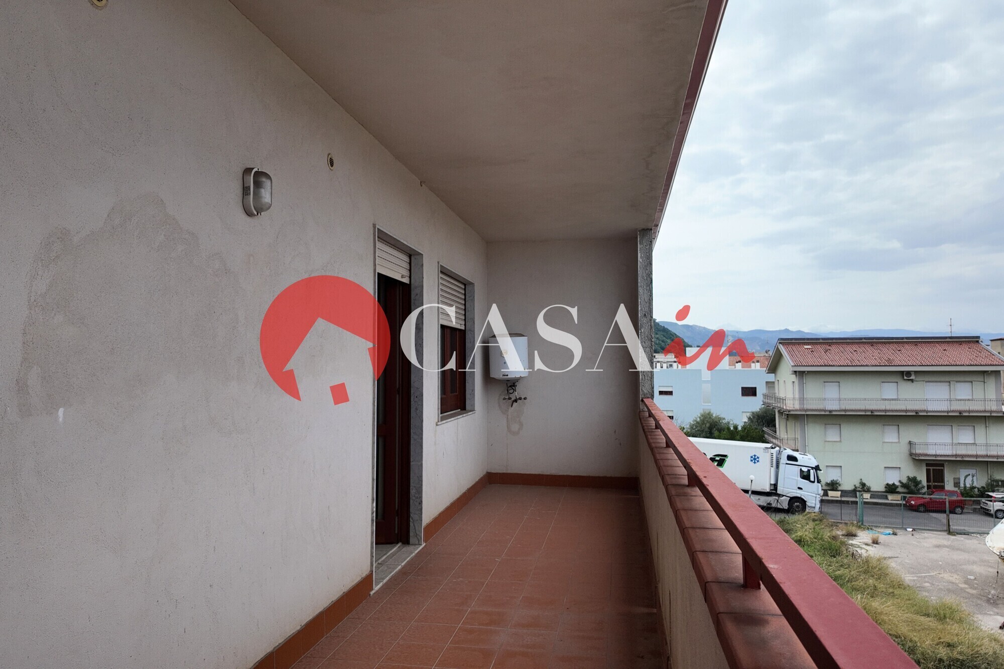 Balcone con affaccio vista sul mare e sulla città