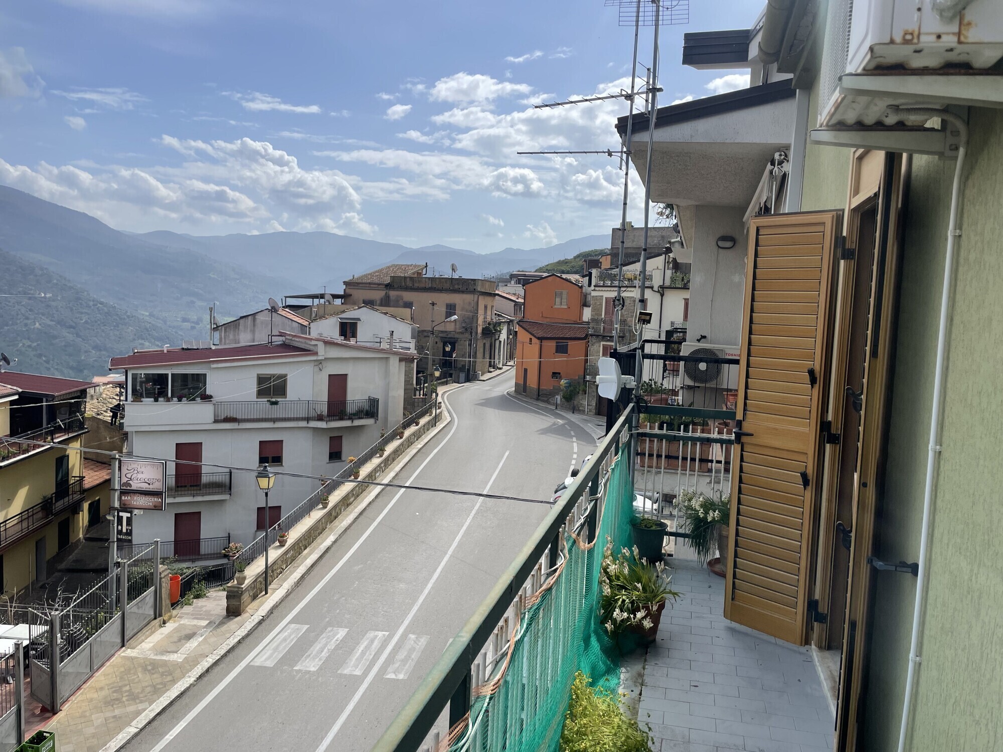 Vista dal piano primo