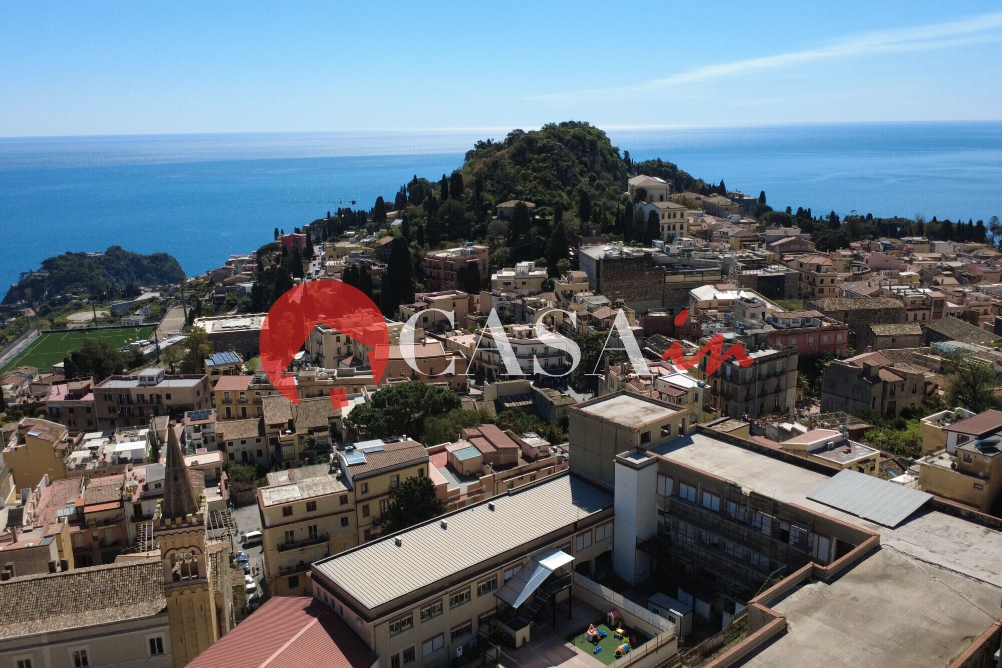Foto aerea Taormina