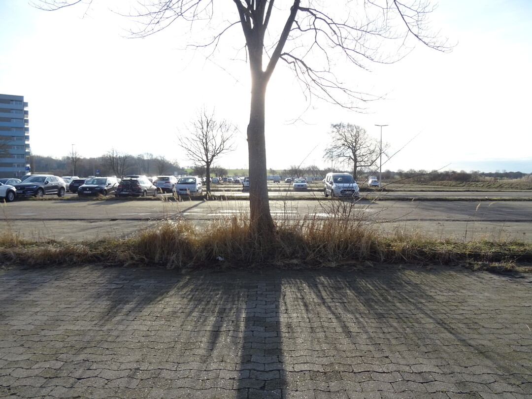 Großraumparkplatz