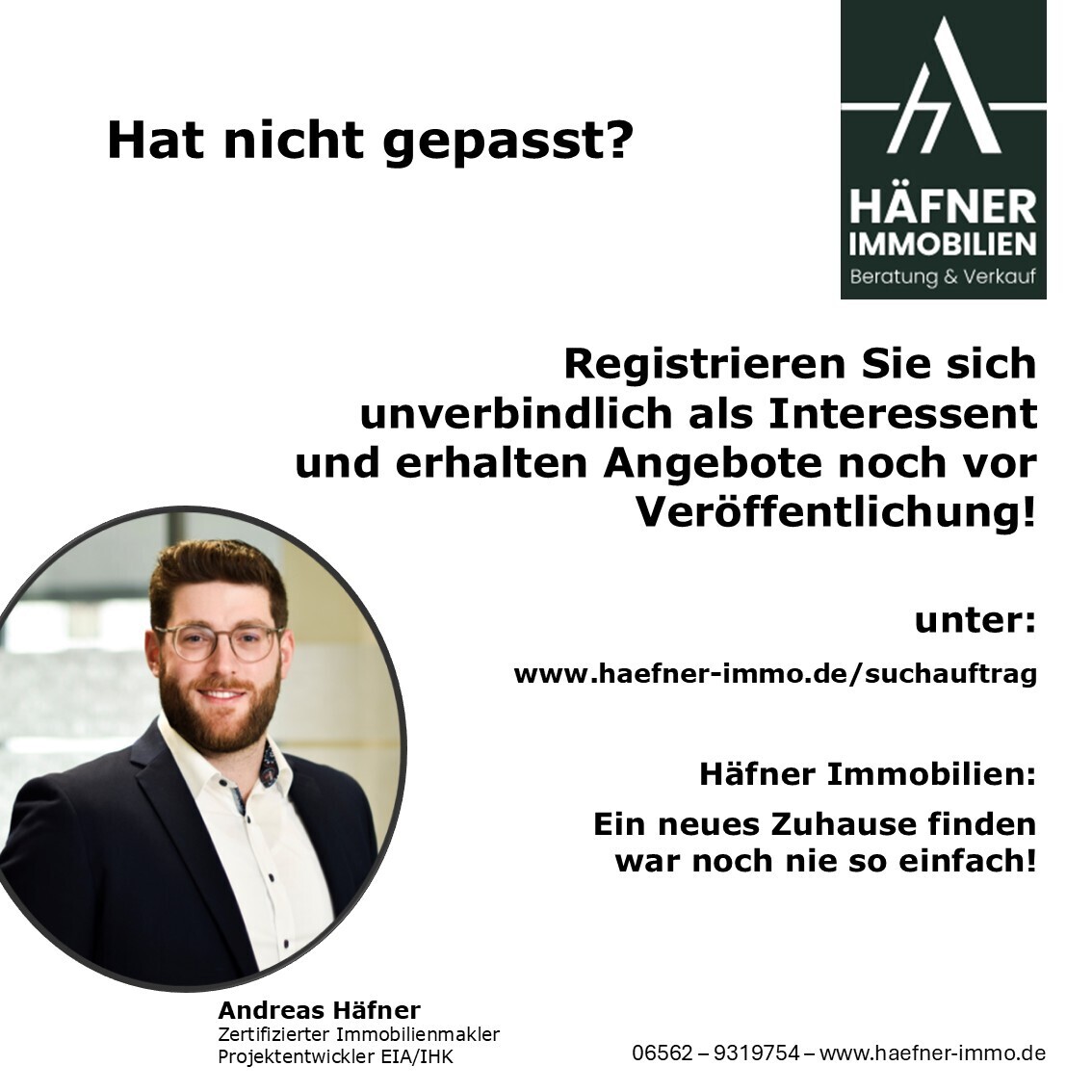 Nicht gepasst
