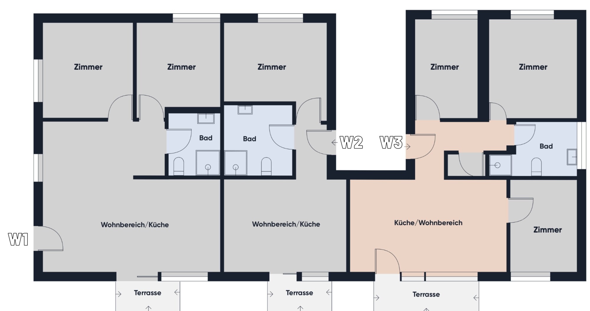 Grundrissplan ohne Maßstab EG