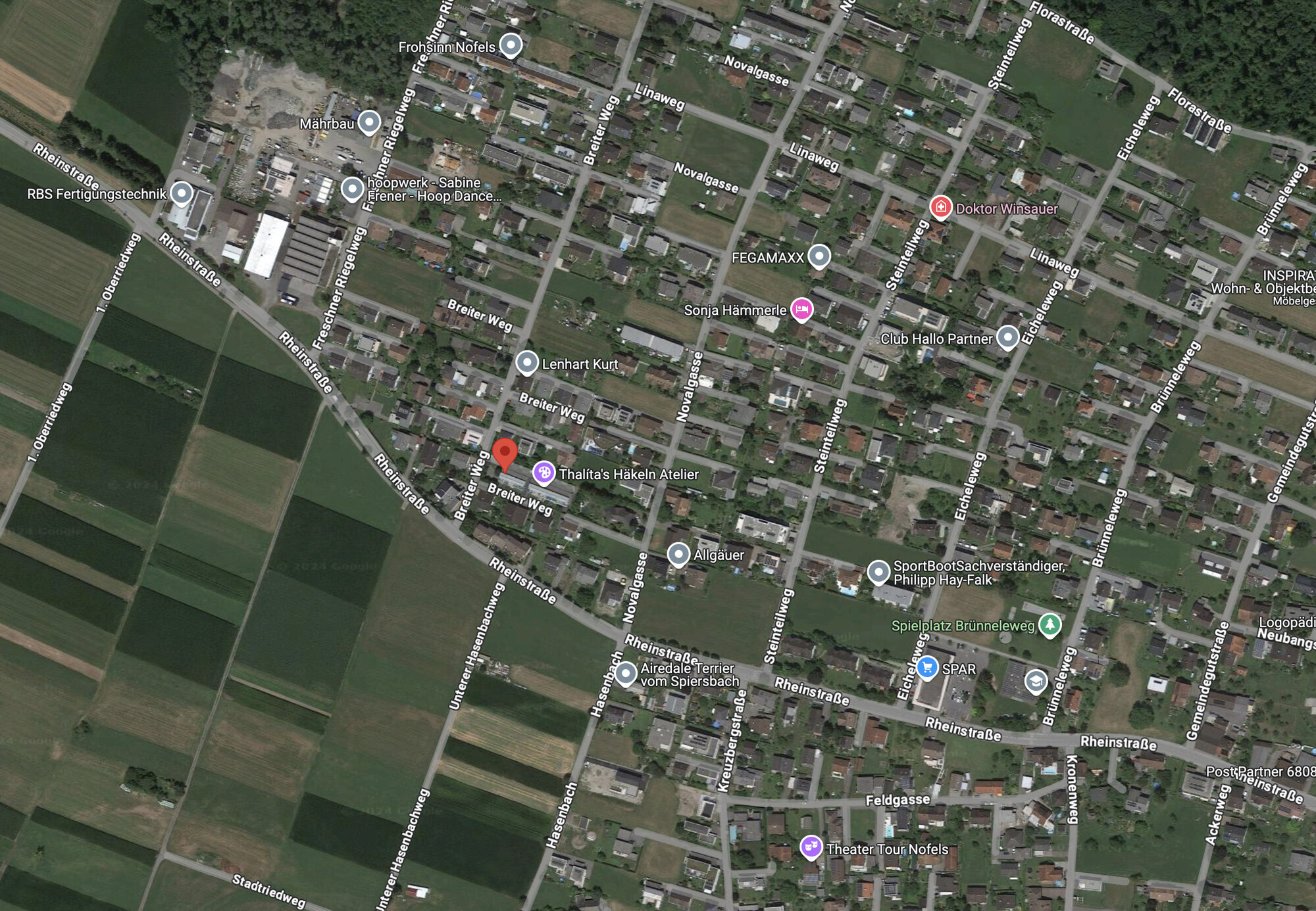 Infrastruktur Quelle Google Maps