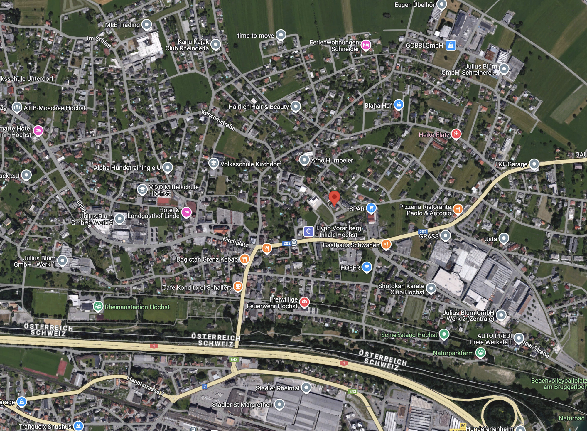 Infrastruktur Quelle Google Maps