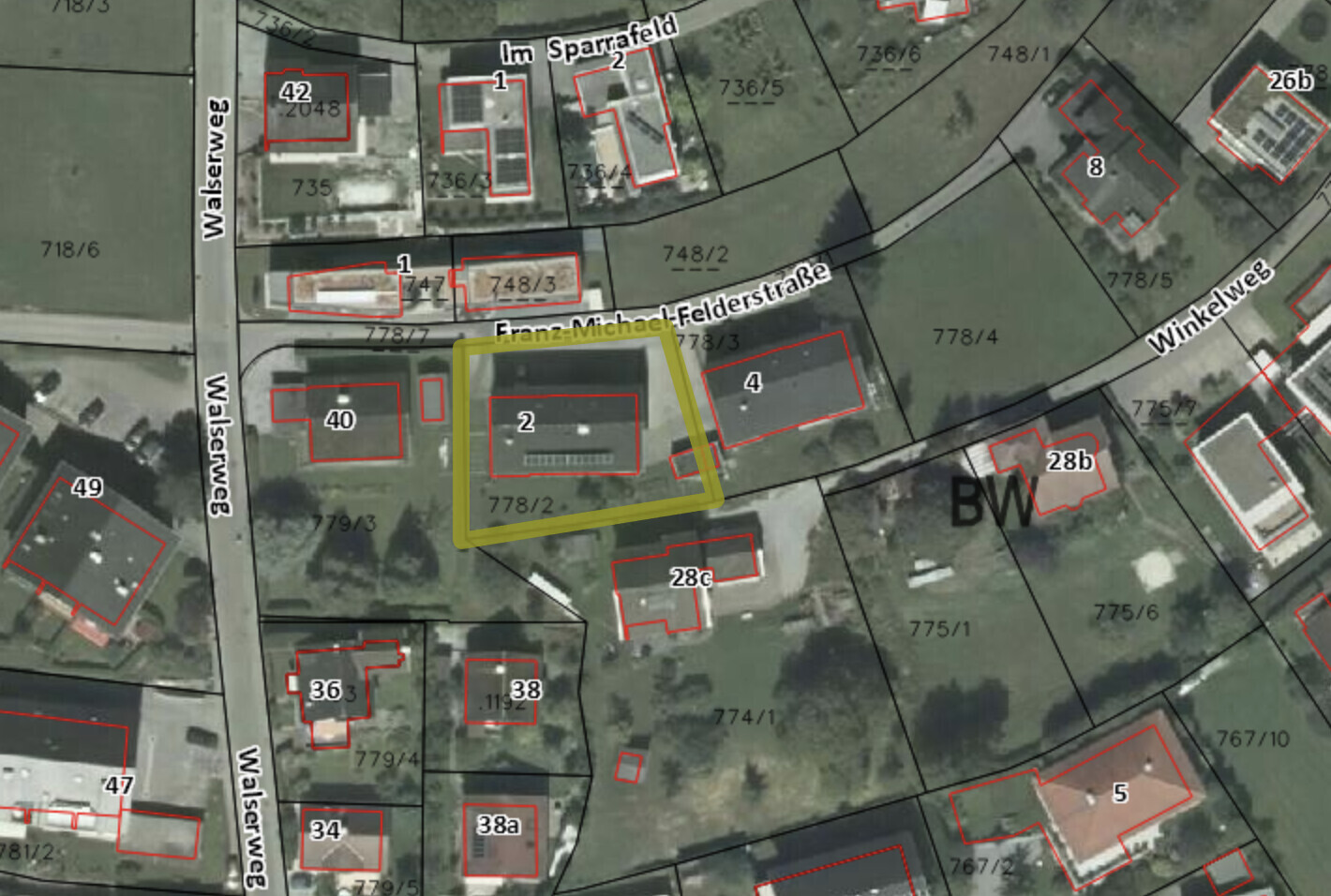 Adressenplan