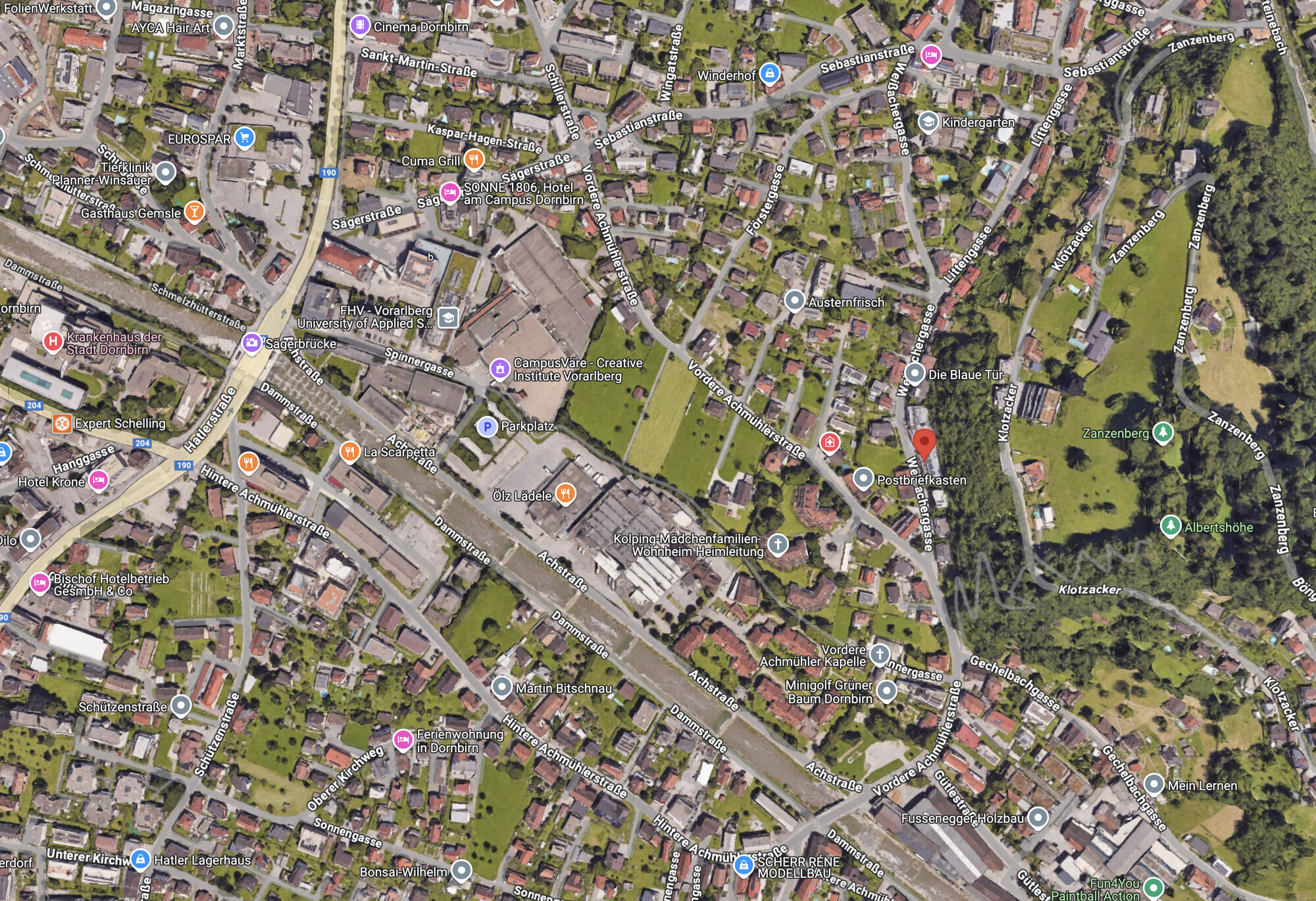 Infrastruktur Quelle Google Maps