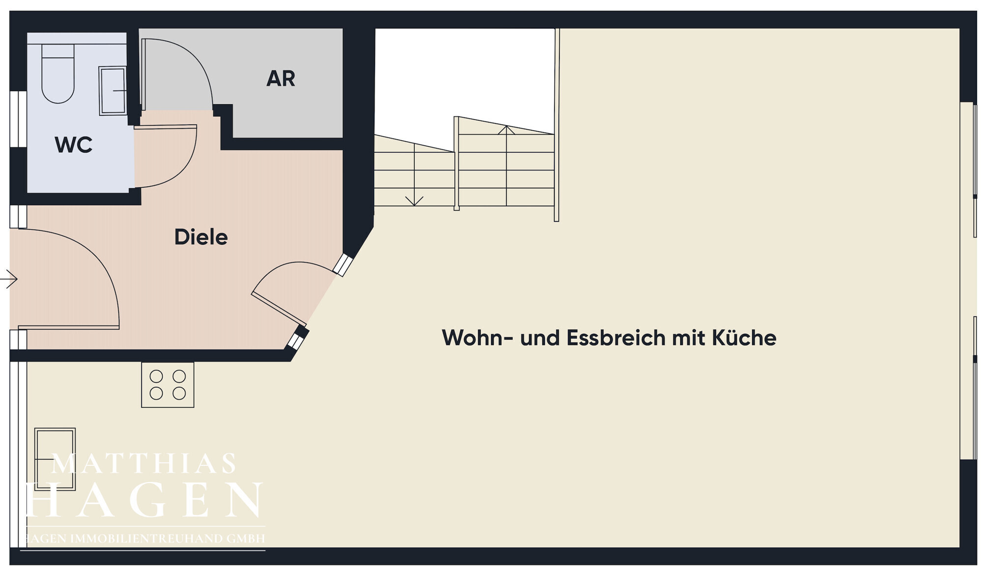Grundriss Erdgeschoß ohne Maßstab