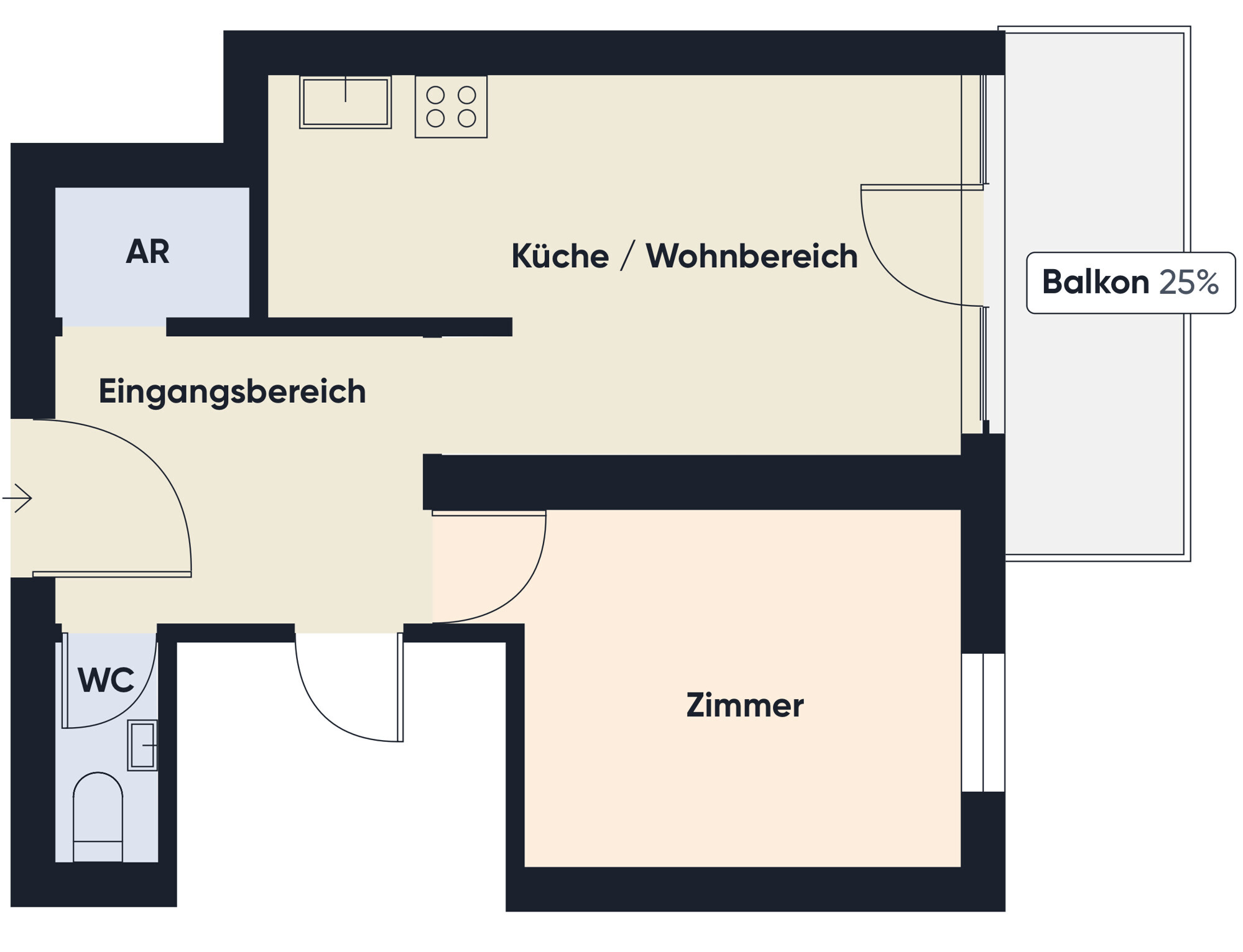 Grundrissplan ohne Maßstab