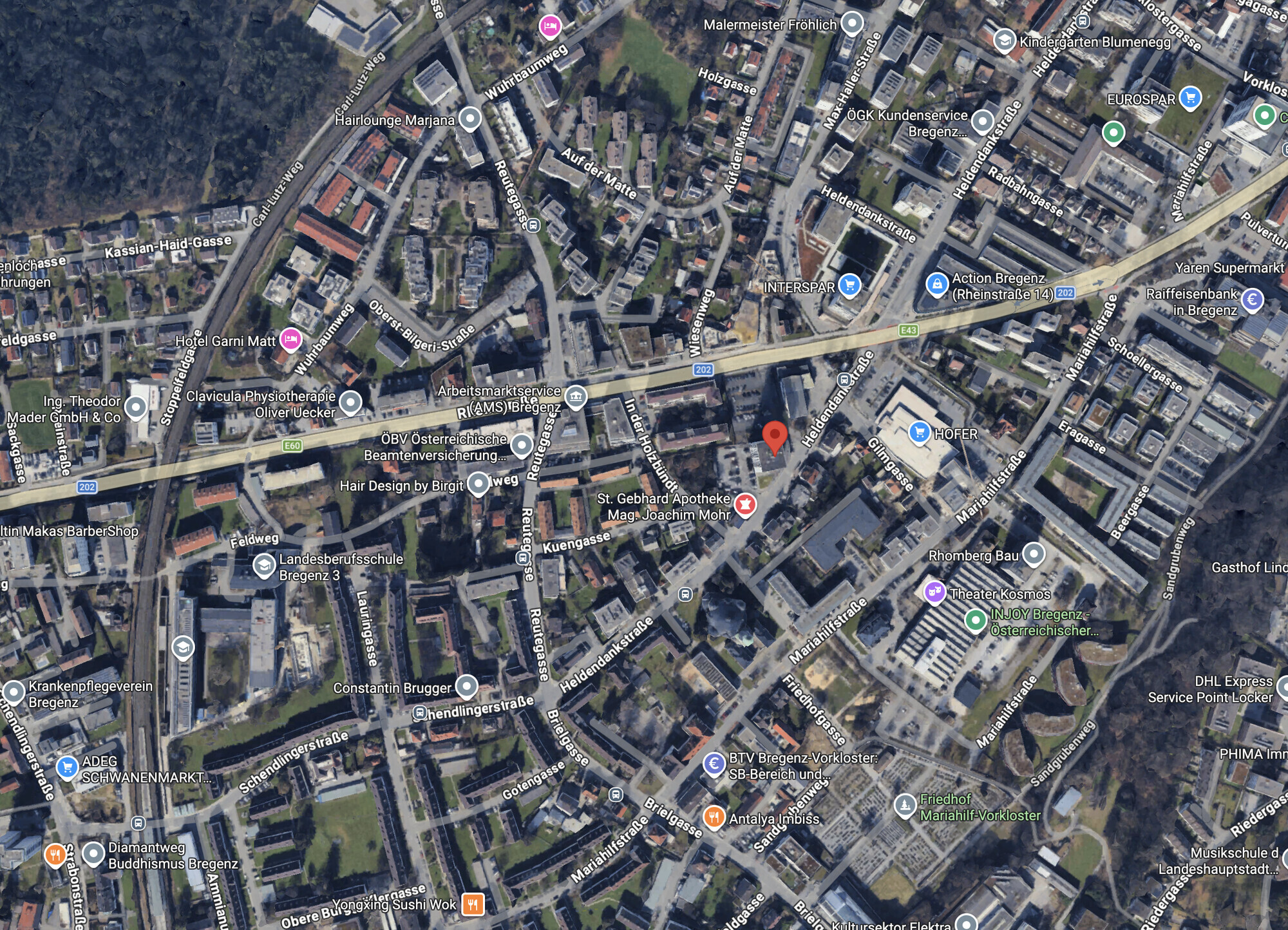 Infrastruktur - Quelle Google Maps