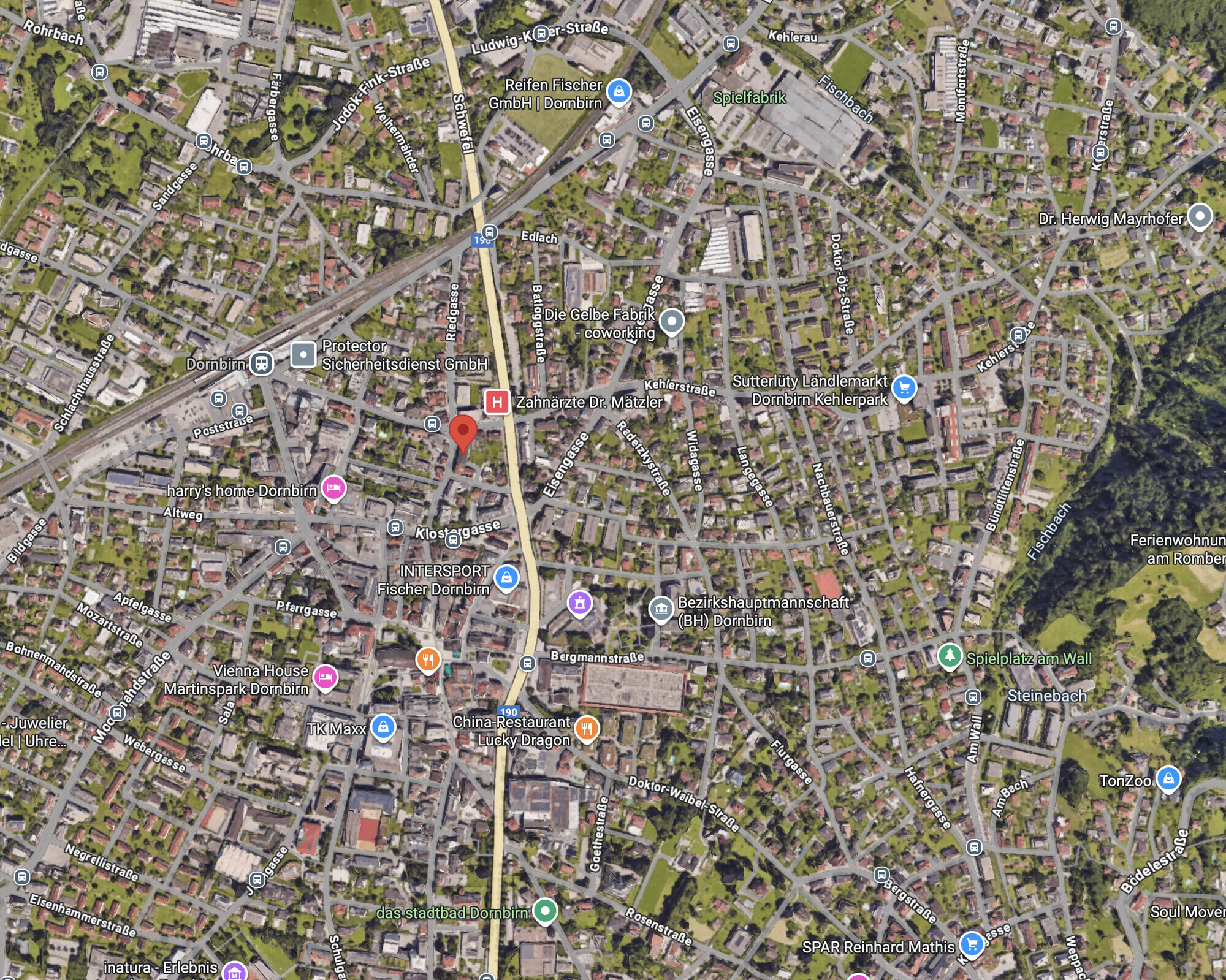Infrastruktur - Quelle Google Maps