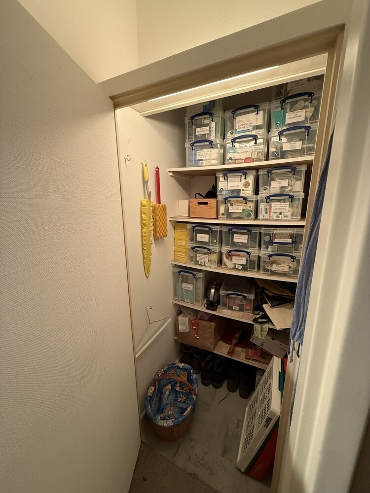 Abseite in Abstellkammer