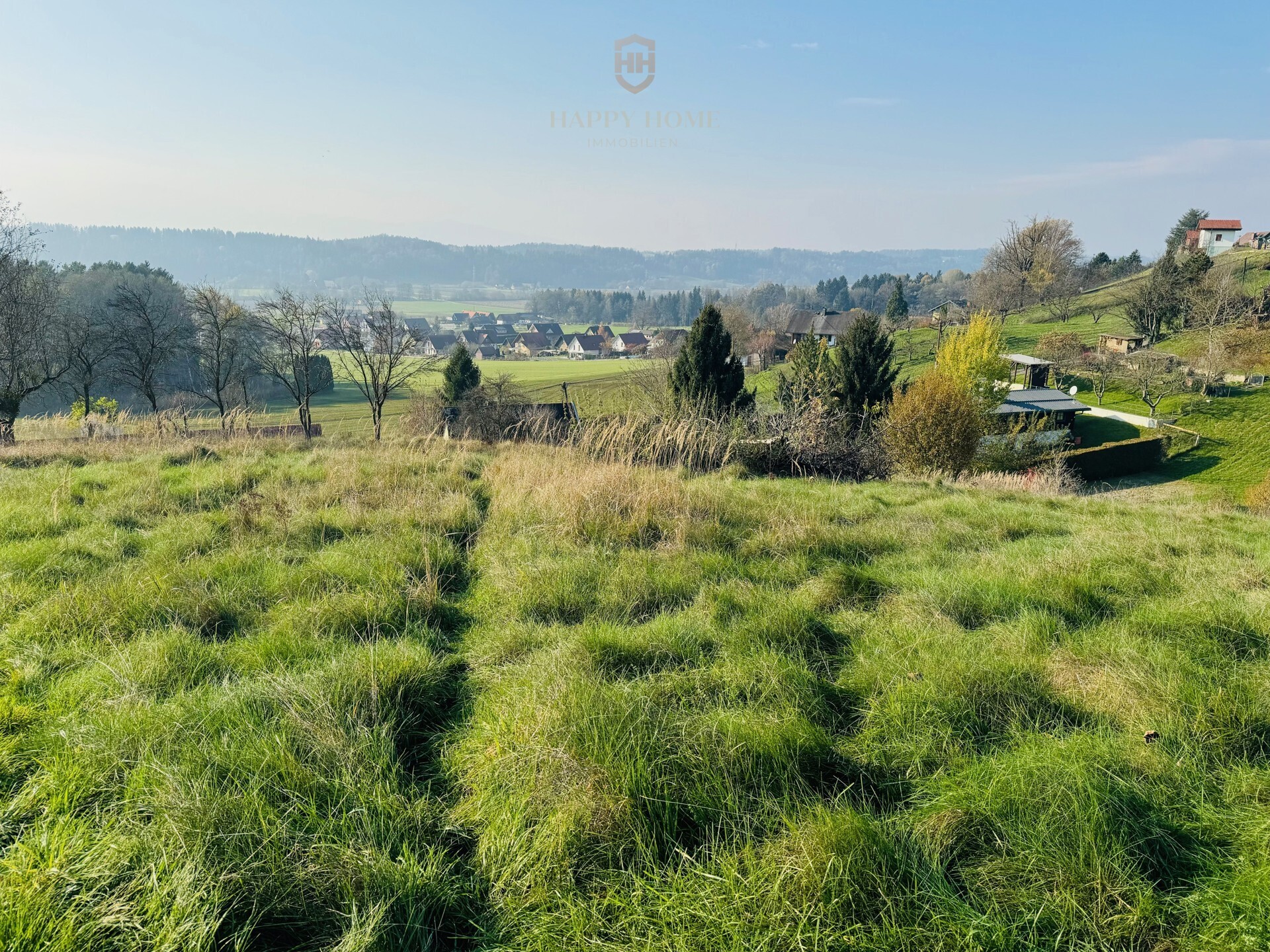 Aussicht von Grundstücksgrenze