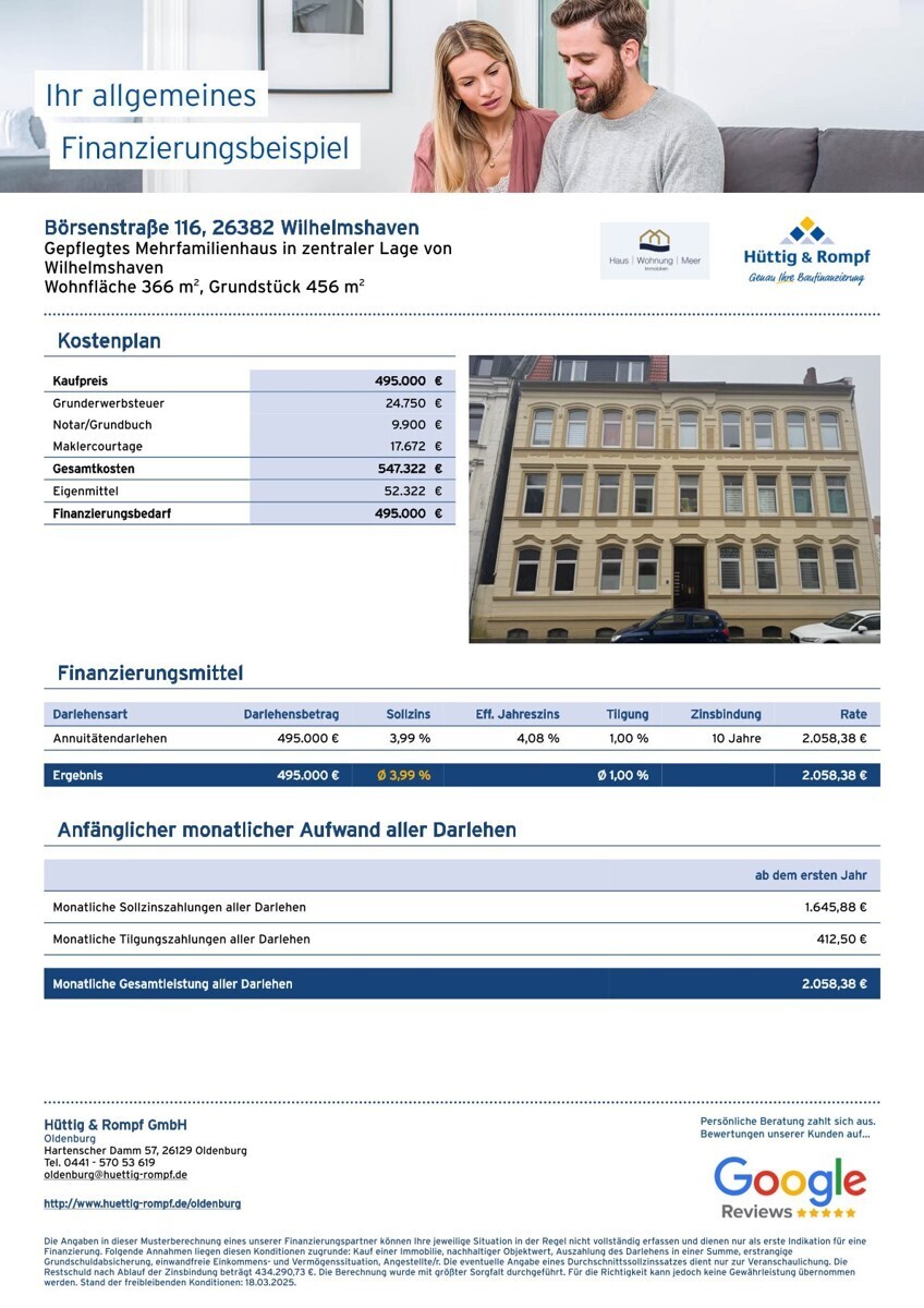 Musterberechnung