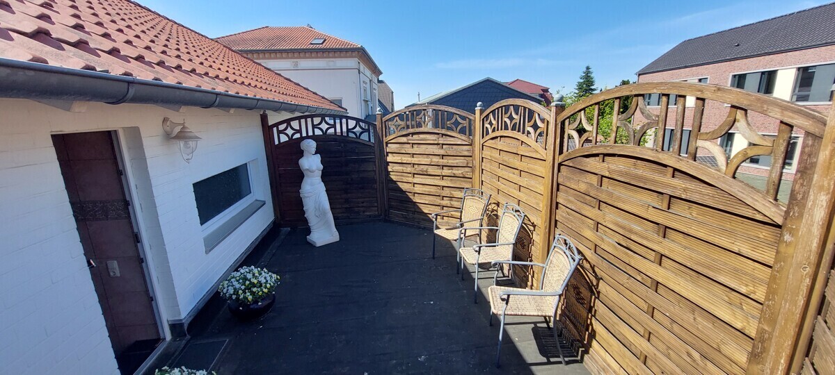 Dachterrasse Sauna
