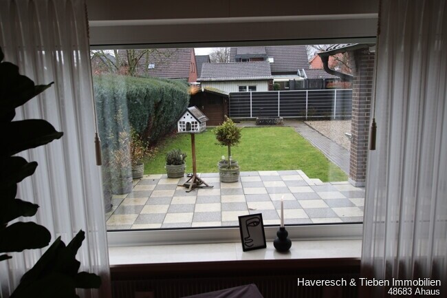Blick aus dem Wohnzimmerfenster